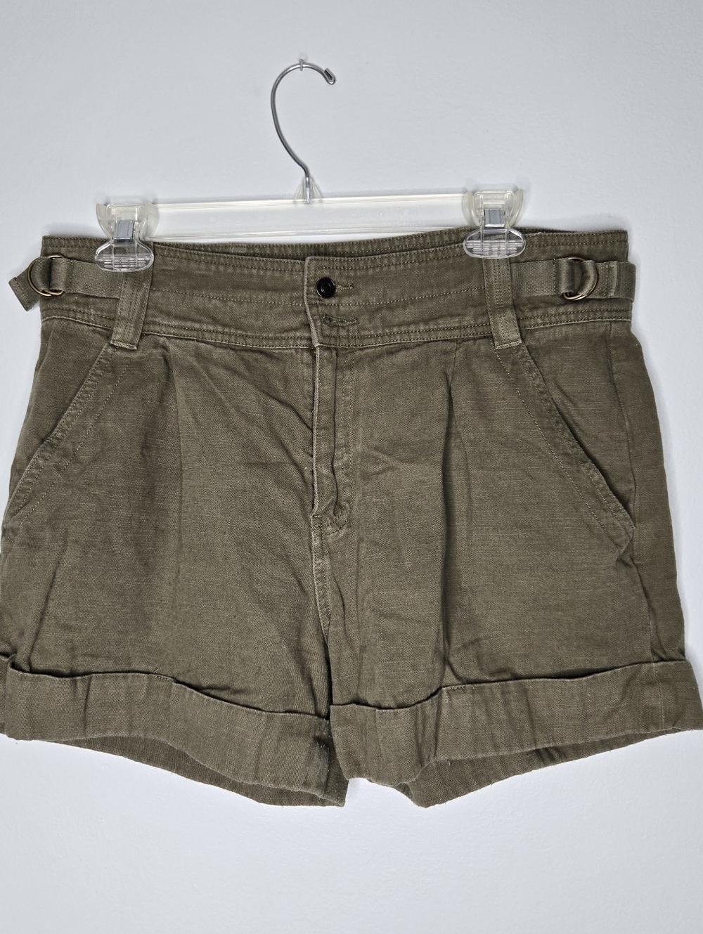 Current/Elliot Army Green High Rise Shorts 29